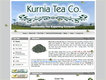 Tablet Screenshot of kurniatea.com